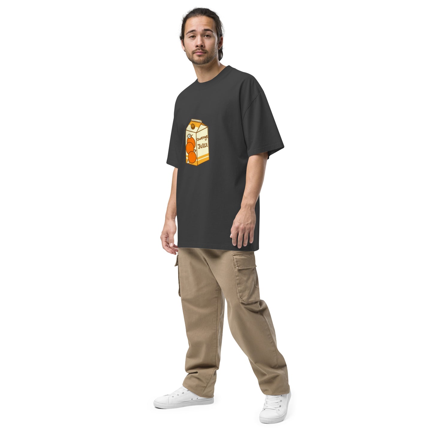 Oversized Owenge Juice faded t-shirt