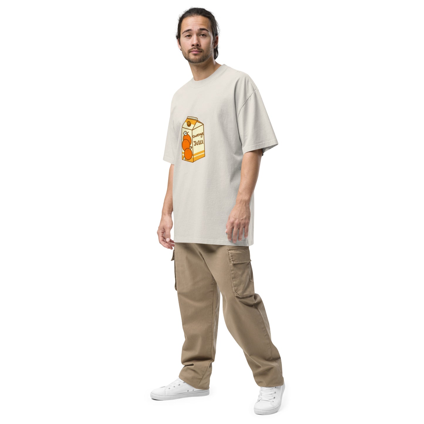 Oversized Owenge Juice faded t-shirt