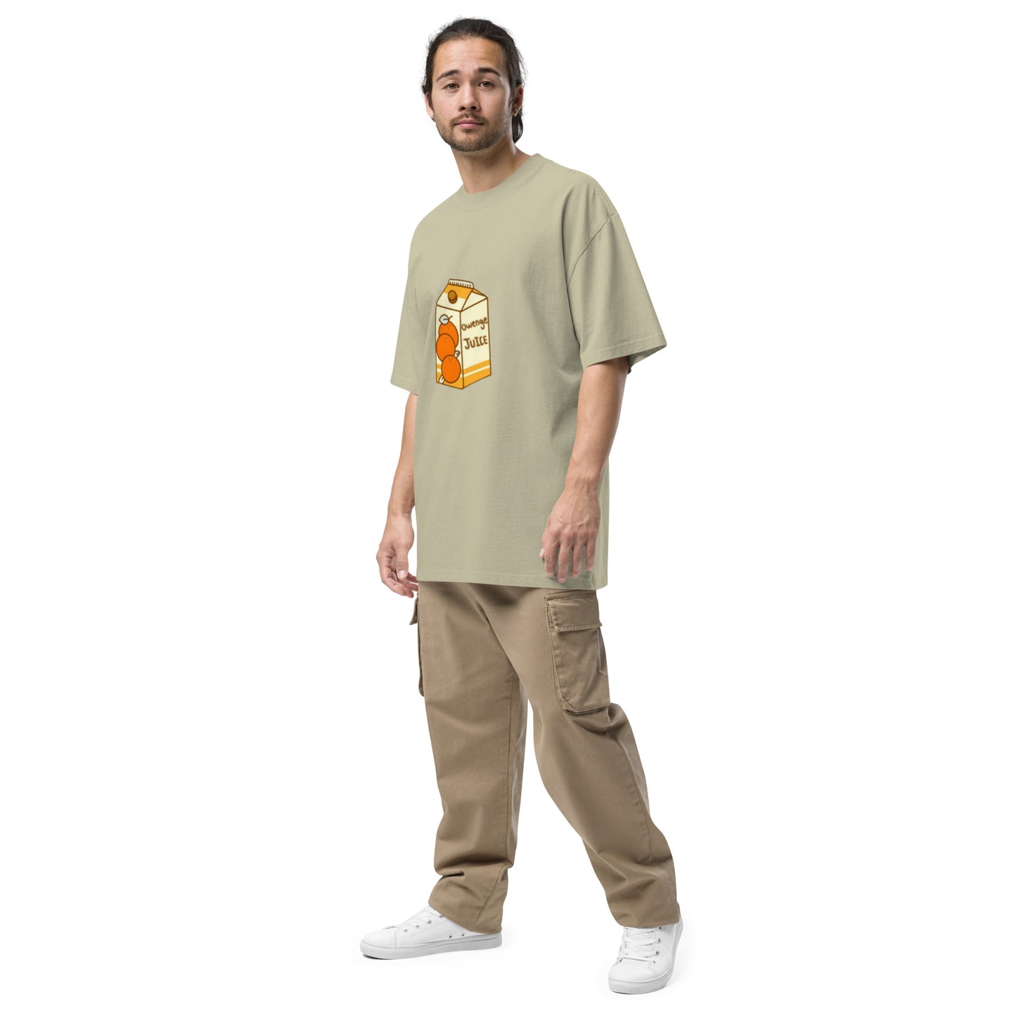 Oversized Owenge Juice faded t-shirt