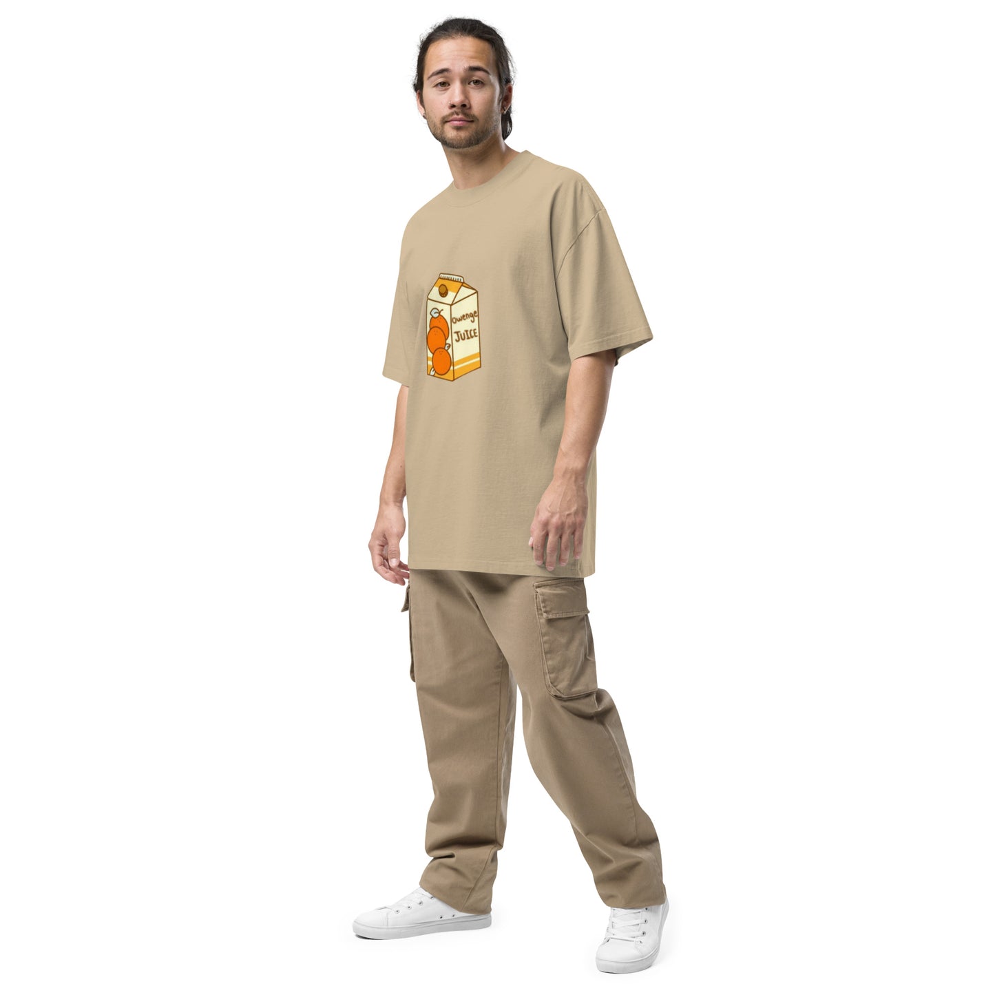 Oversized Owenge Juice faded t-shirt