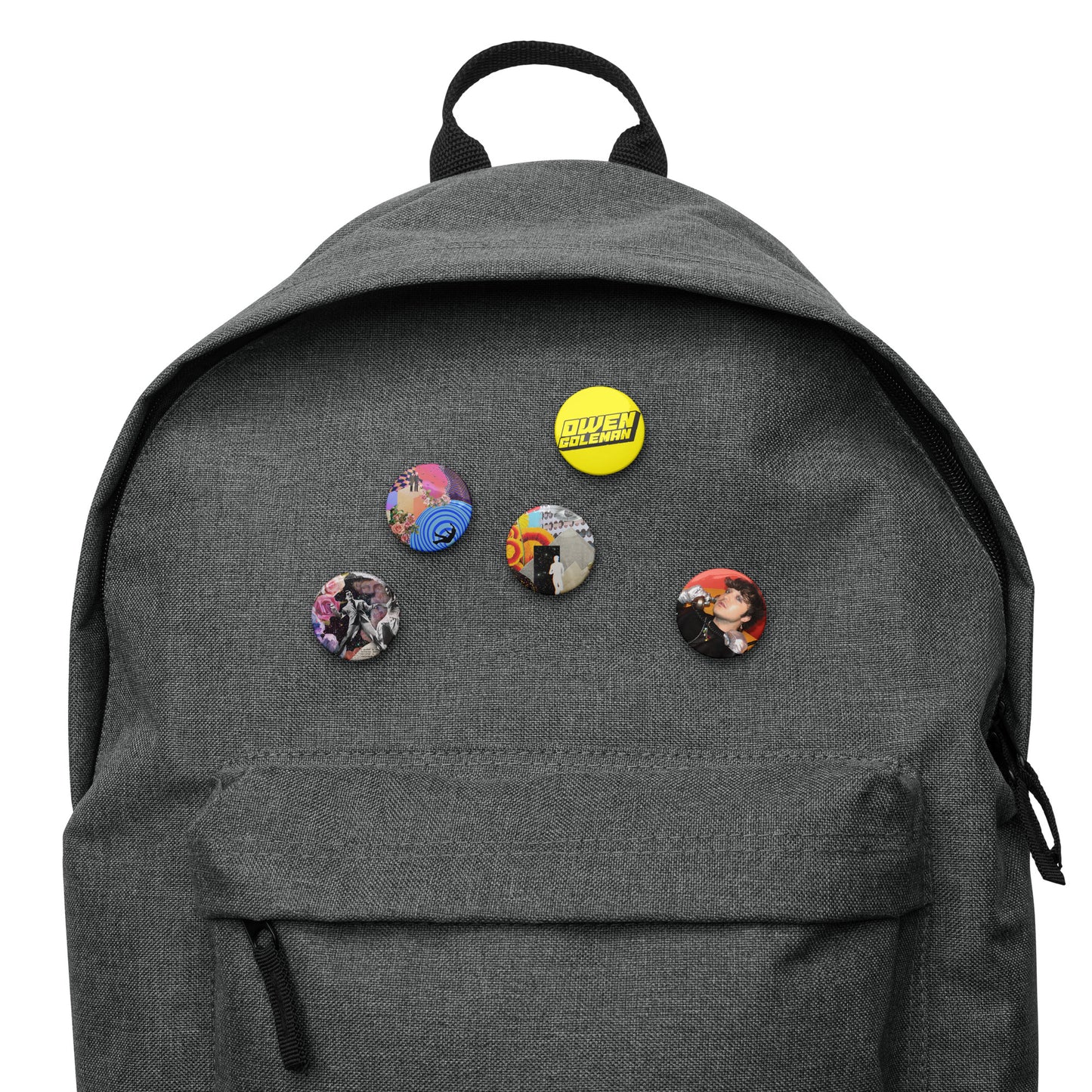 Set of Owen Coleman pin buttons